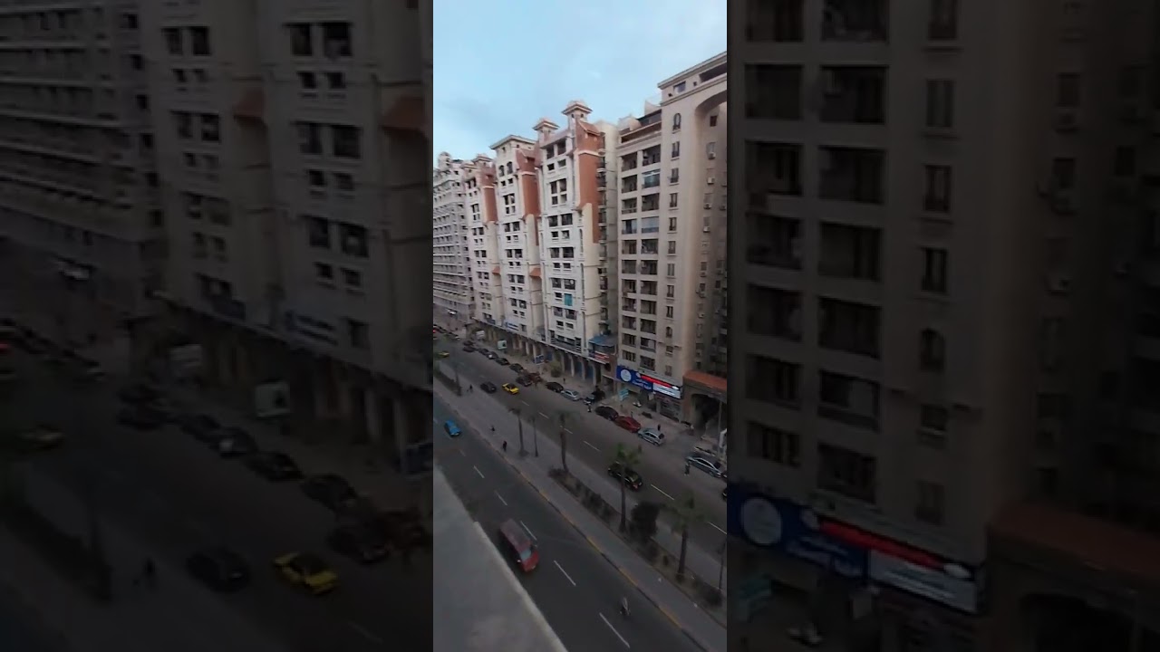 شقه مرخصه 205م - سموحه شارع فوزي معاذ الرئيسى فيو مباشر بالكامل علي شارع فوزي معاذ