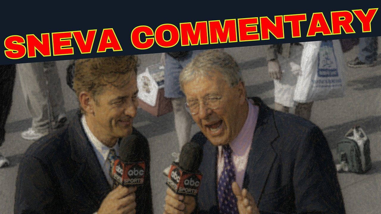 12 Minutes of Tom Sneva Being a Jokester in the TV Booth, But It Slowly Gets More Unhinged