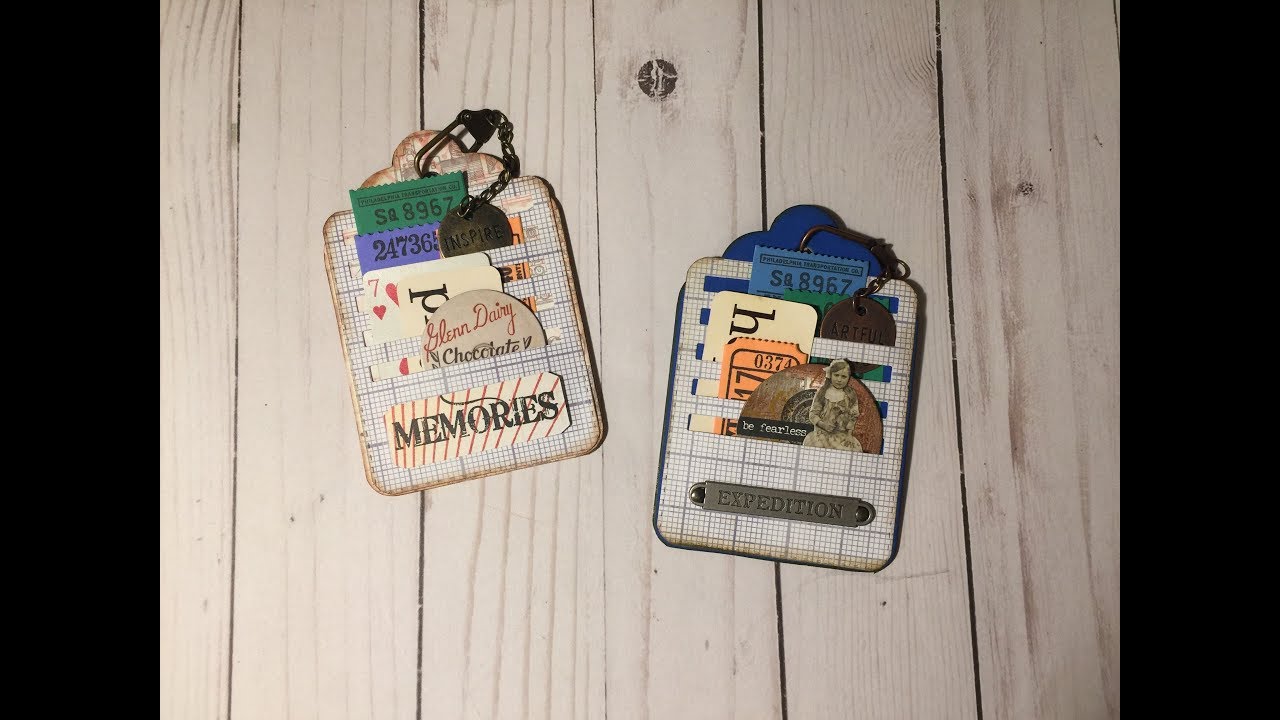 Pocket Tag using Tim Holtz Pocket Die