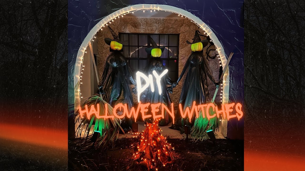 DIY Halloween Witch Halloween Decor
