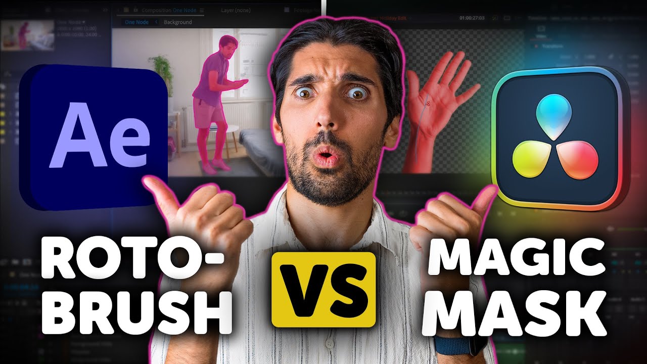 Rotoscope Battle: Davinci Resolve vs After Effects