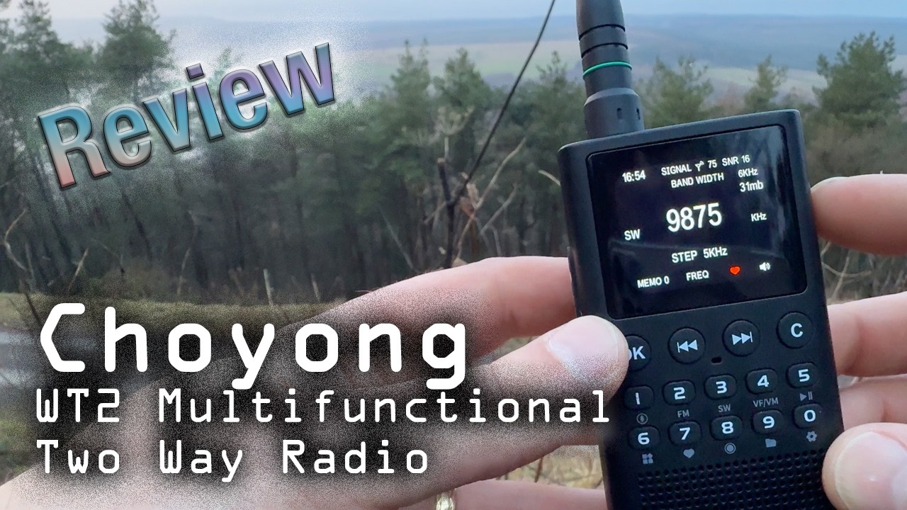This Handheld Does More Than You Think – The Choyong WT2 Multifunctional Radio!