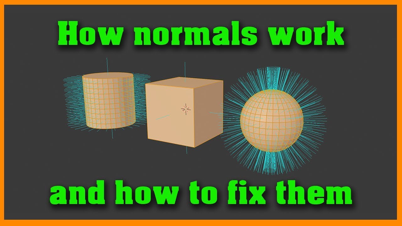 What Are Normals? 3D Fundamentals (Blender 2.8)