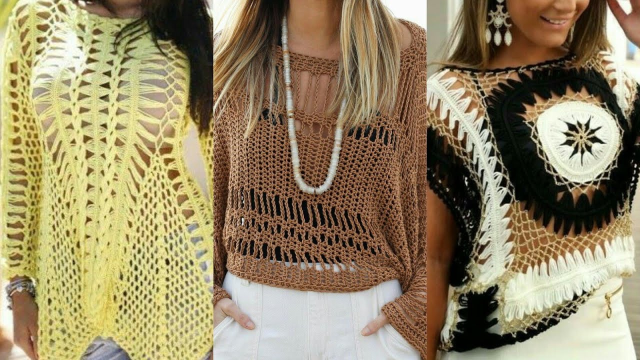 Designer,stylish,trendy, beautiful crochet sweater & cardigans for women and girls