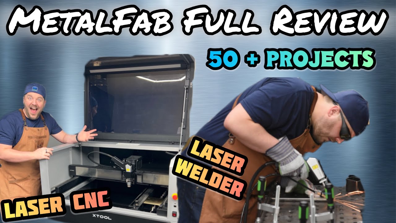 xTool MetalFab Full Review: Metalworking Made Easy- Laser Welder & Laser Metal Cutter, 50+ Projects
