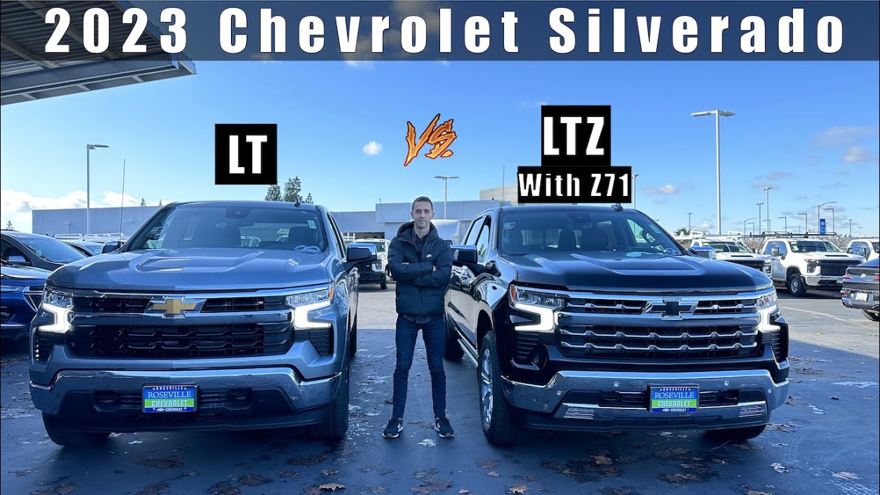 Chevrolet Silverado LTZ (Z71) 2023 года и LT // характеристики. Знаете ли вы, в чём разница?