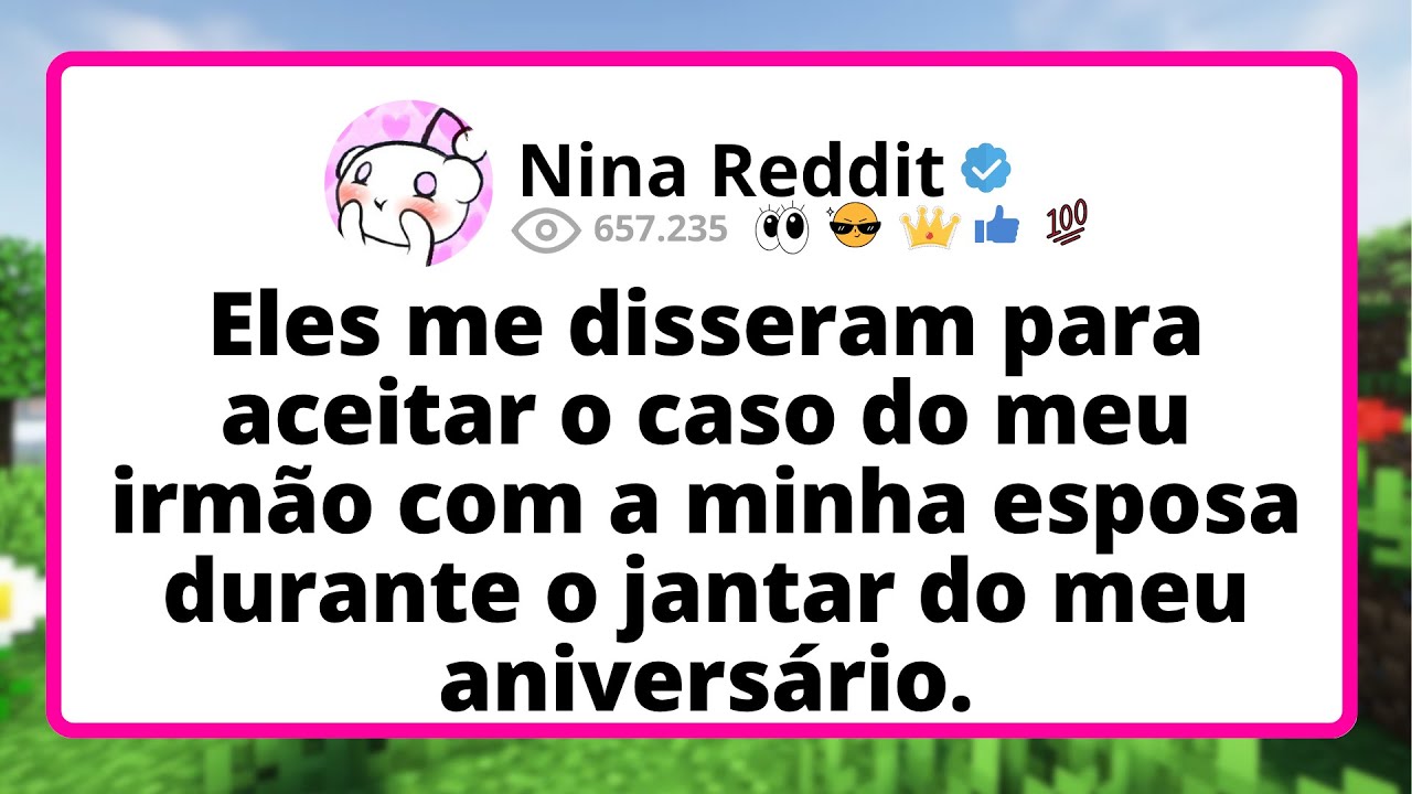 Eles me DISSERAM para aceitar o caso do meu irmão com a MINHA esposa durante o JANTAR do meu...