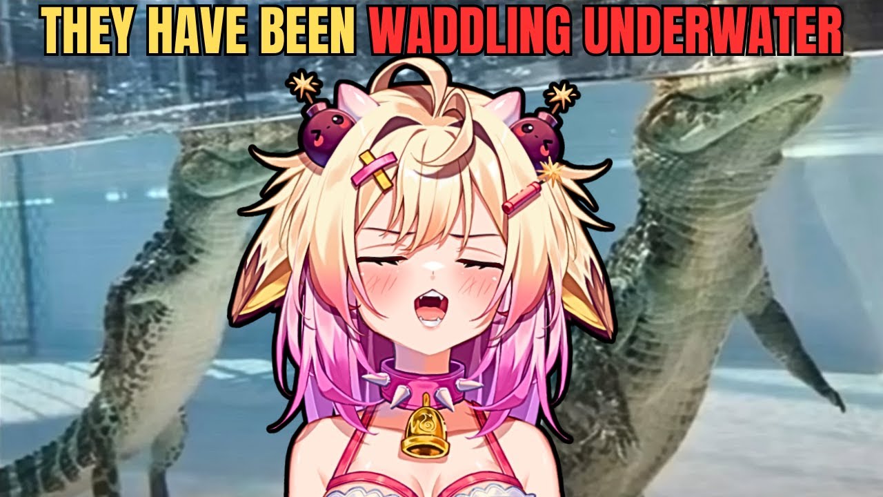 I Was Terrified of Crocs, Until I Saw Them T-Posing Underwater - Rosiebellmoo Reacts