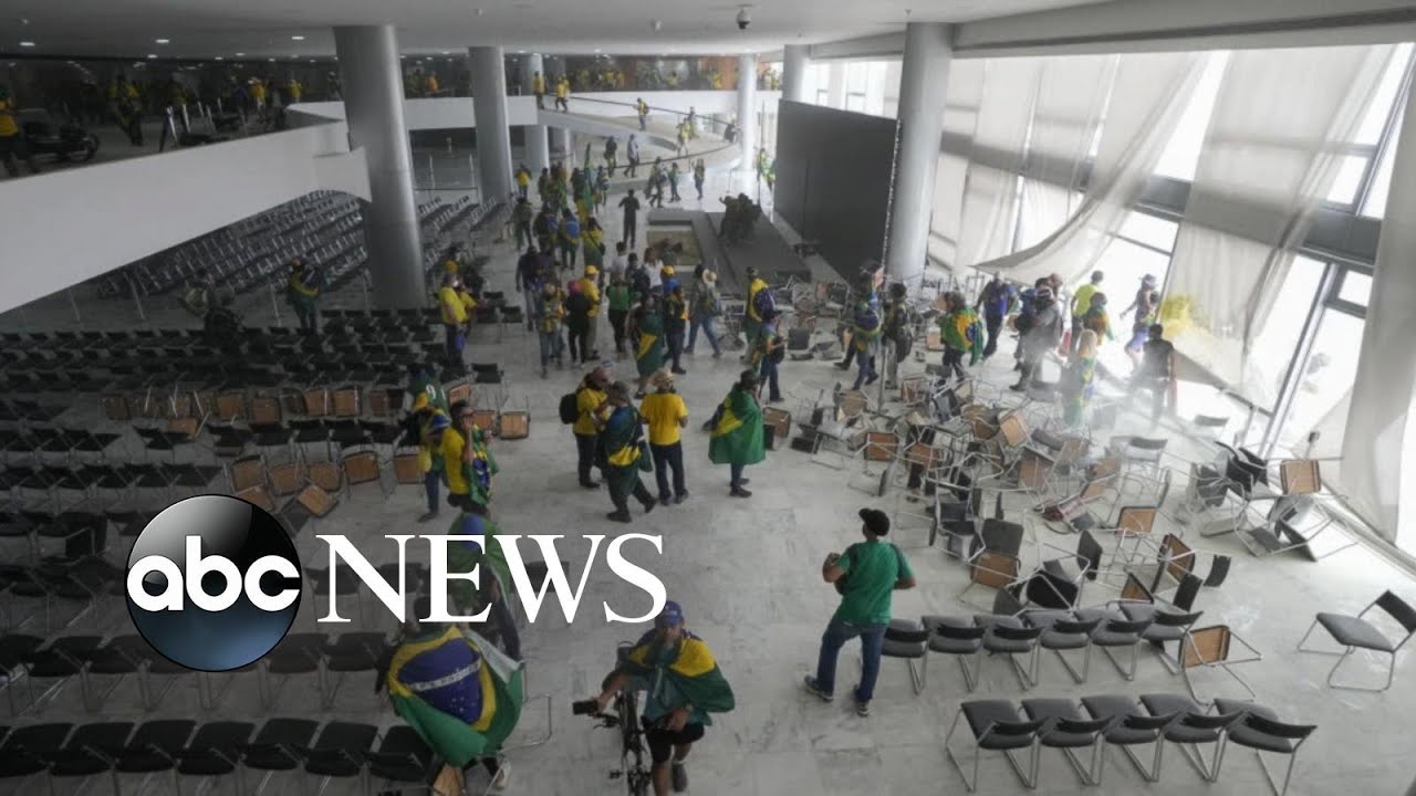 Protestors storm Brazilian capital