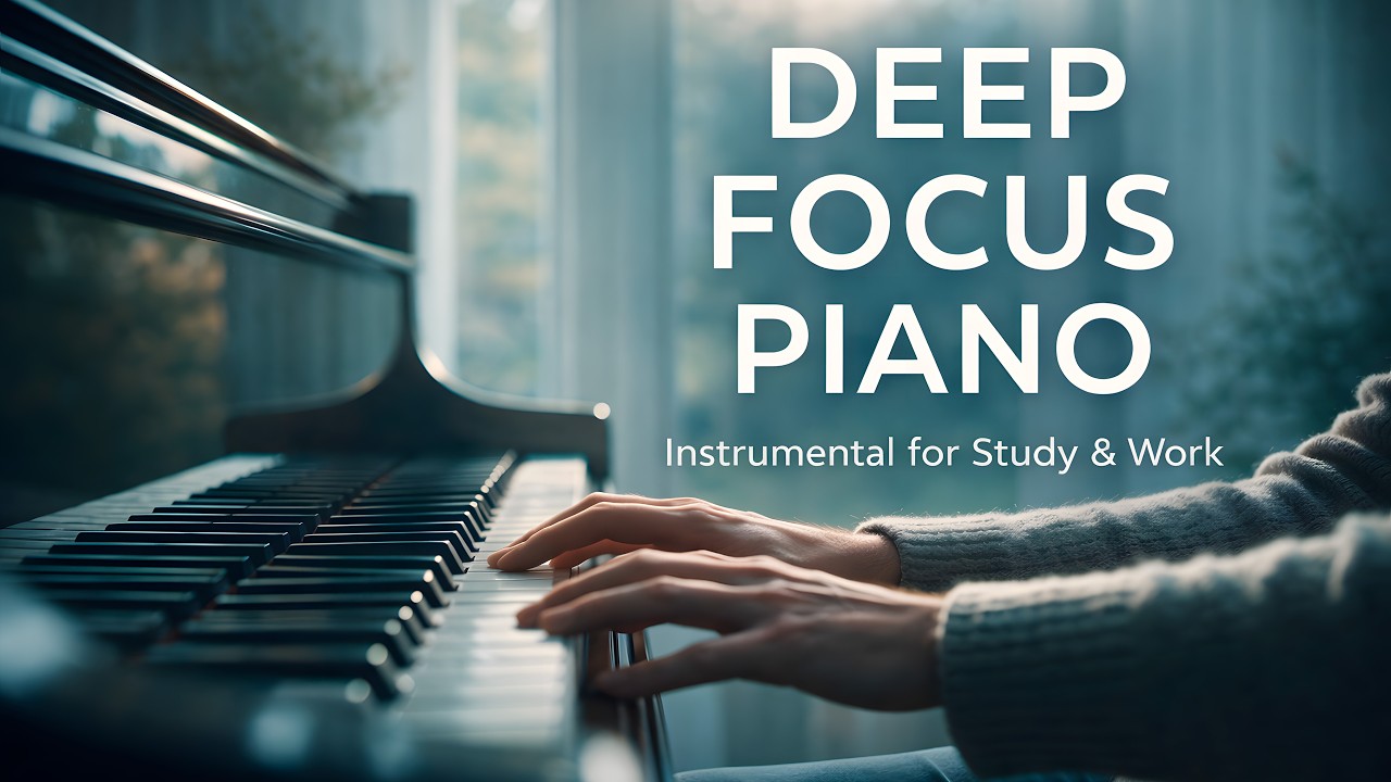 Deep Focus Piano | Instrumental for Study & Work