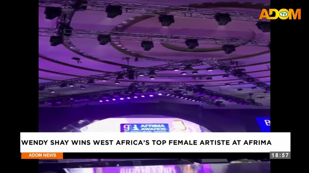 Wendy Shay wins West Africa's top female artiste at AFRIMA - Evening News on Adom TV (13-01-26)