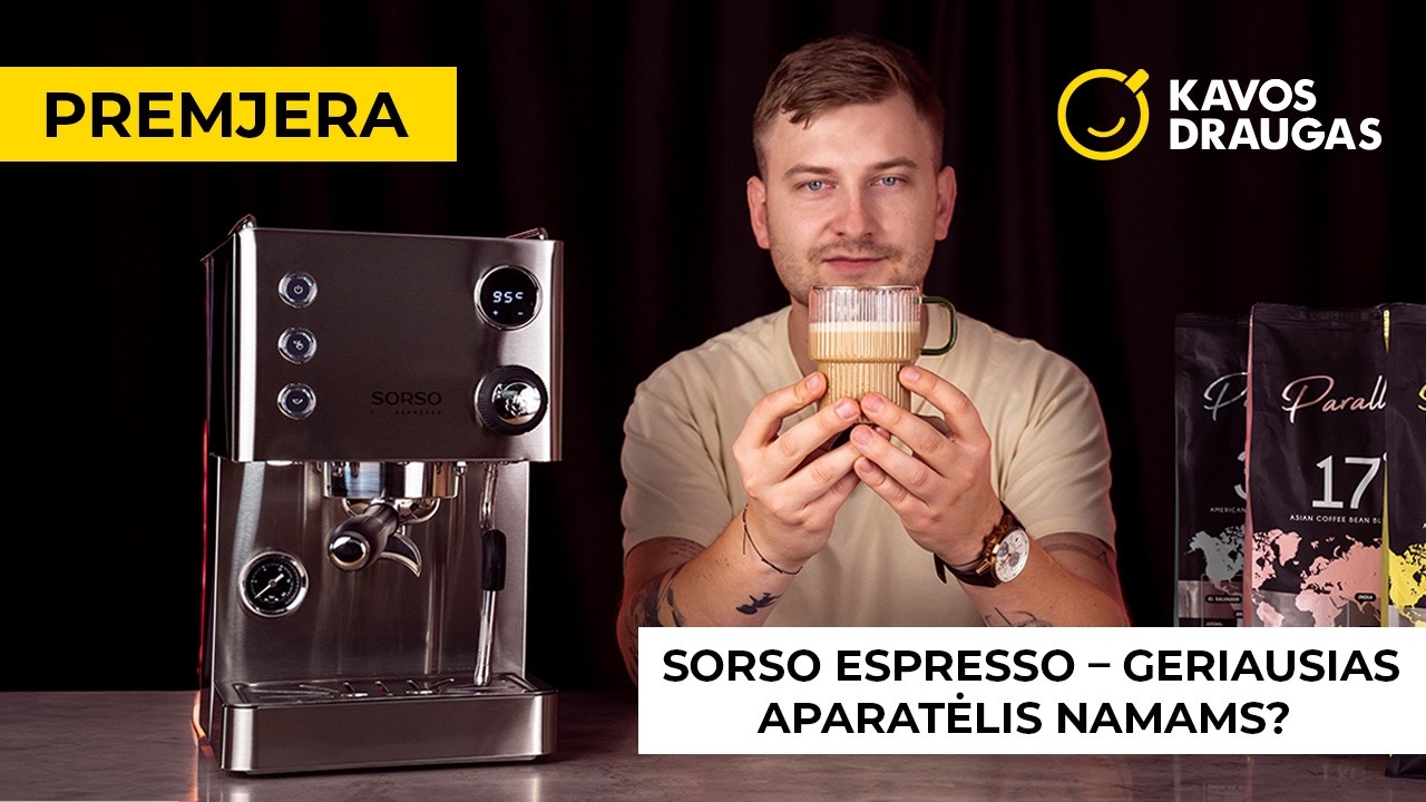 SORSO Espresso | Kavos aparato namams apžvalga