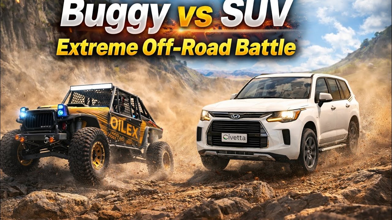 Extreme Off-Road Challenge! Buggy vs SUV – Crazy Driving Test2