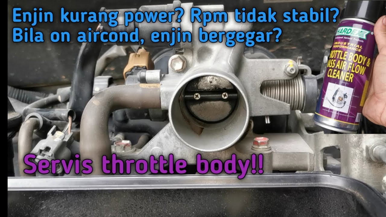 Cara servis throttle body viva | throttle body cleaning