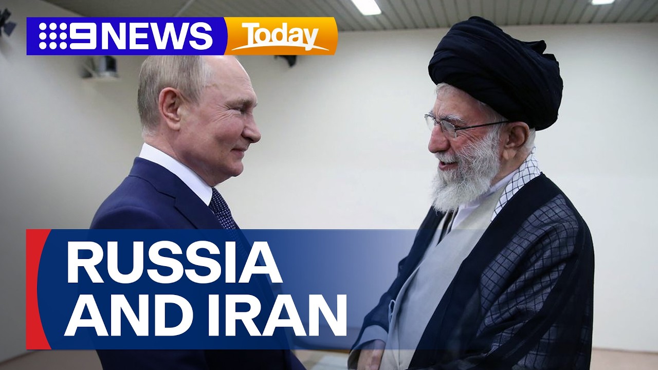 Russia reportedly sharing intelligence about US military with Iran | 9 News Australia