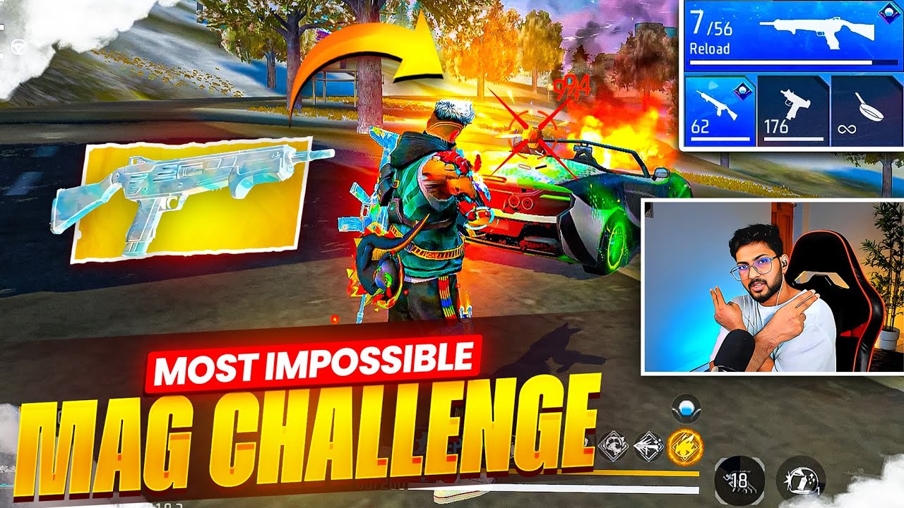 Never Challenge Munna Bhai 😎 Nothing Is Impossible MA-7 Challenge 🔥 - Free Fire Telugu - MBG ARMY