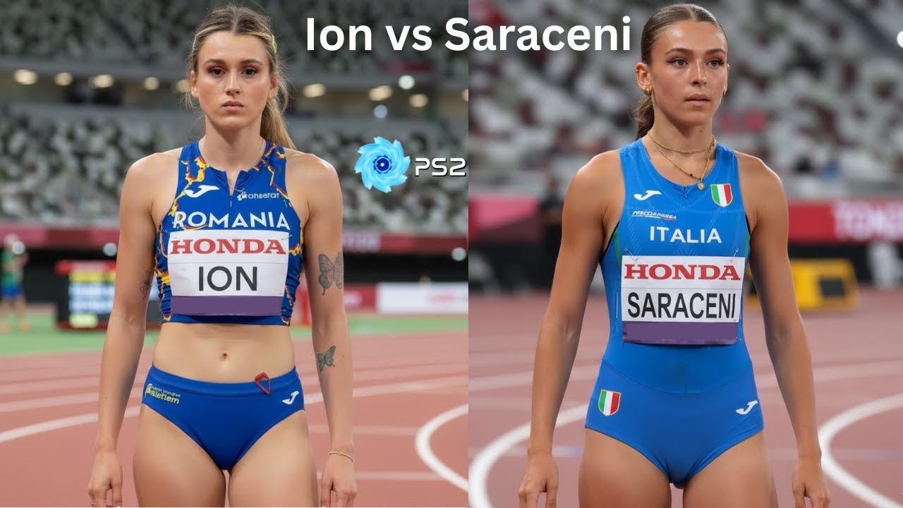 Erica Saraceni vs Diana Maria Ion, Women's Triple Jump Qualifiers 2025 #femaleathletes #athletics