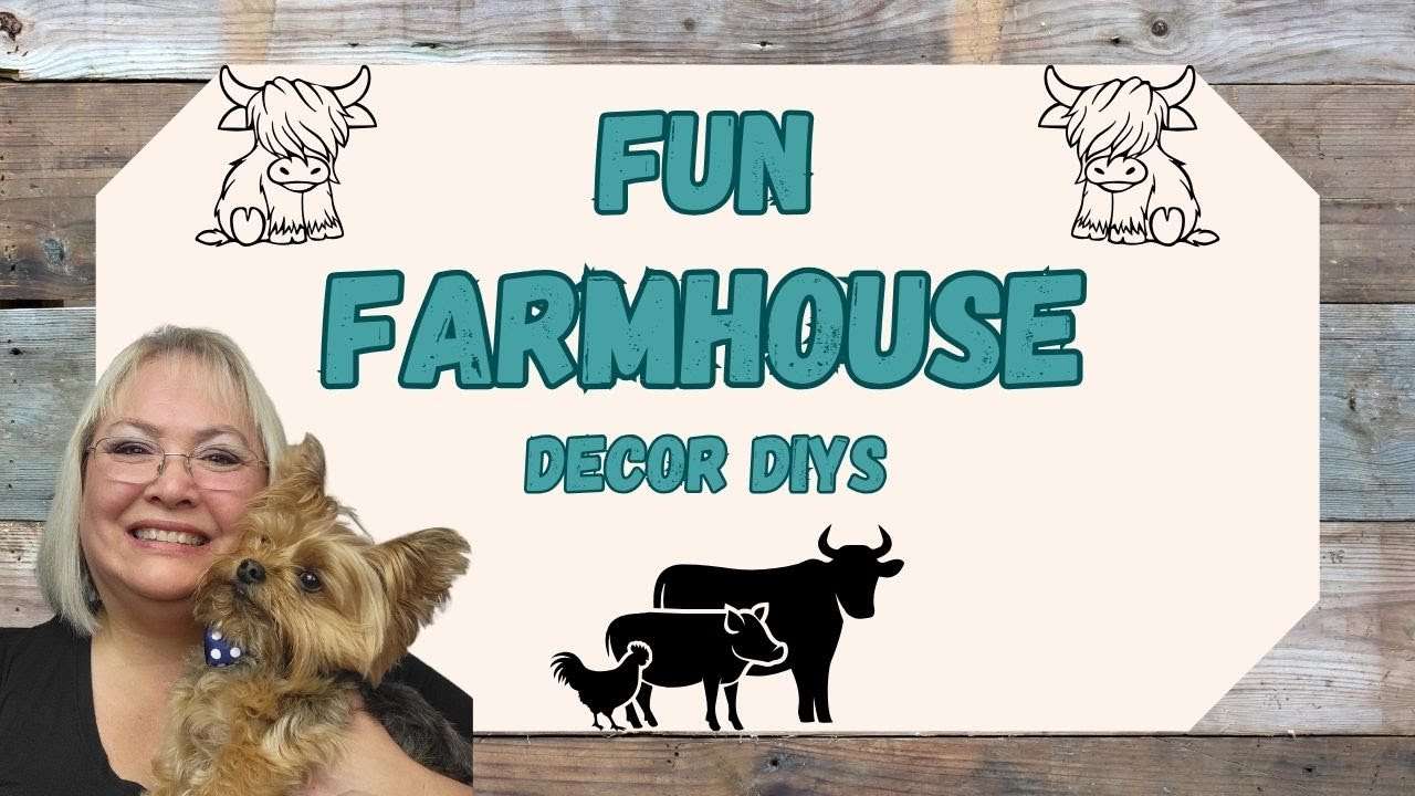 FUN FARMHOUSE DECOR DIYS/ JUST OUR IMAGINATION CHALLENGE