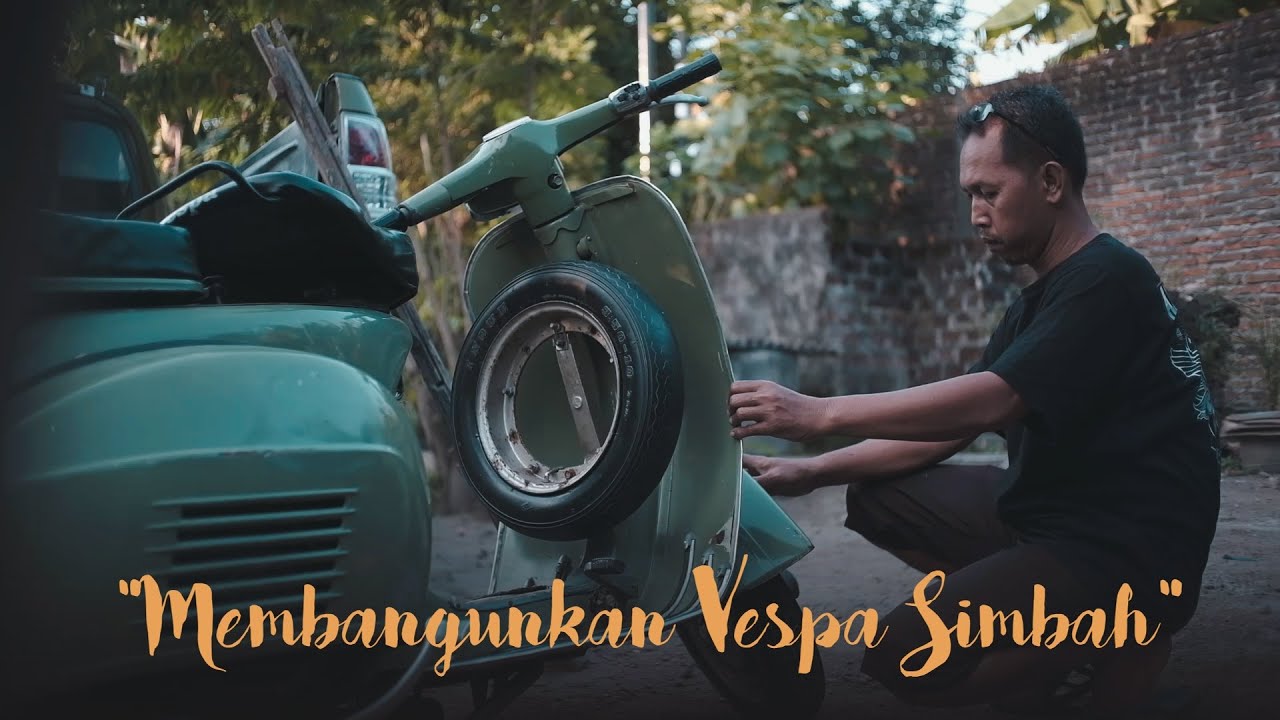 FILM DOKUMENTER : Membangungkan Vespa Simbah | VESPA SPRINT 1977