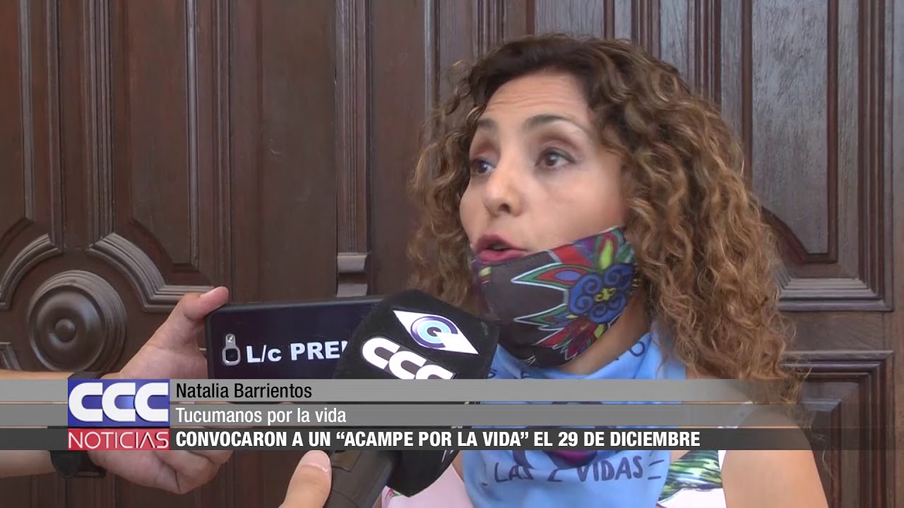 04 Natalia Barrientos  Habr&aacute; a un &ldquo;Acampe por la vida&rdquo; el 29 de Diciembre