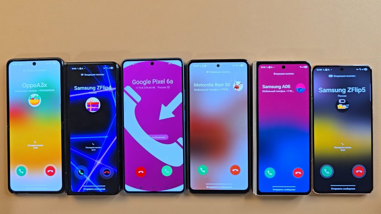 Samsung Galaxy ZFold4 Samsung ZFold3 Samsung ZFlip3 Z Flip5 S21 Poco F5 Guess Who Incoming calling