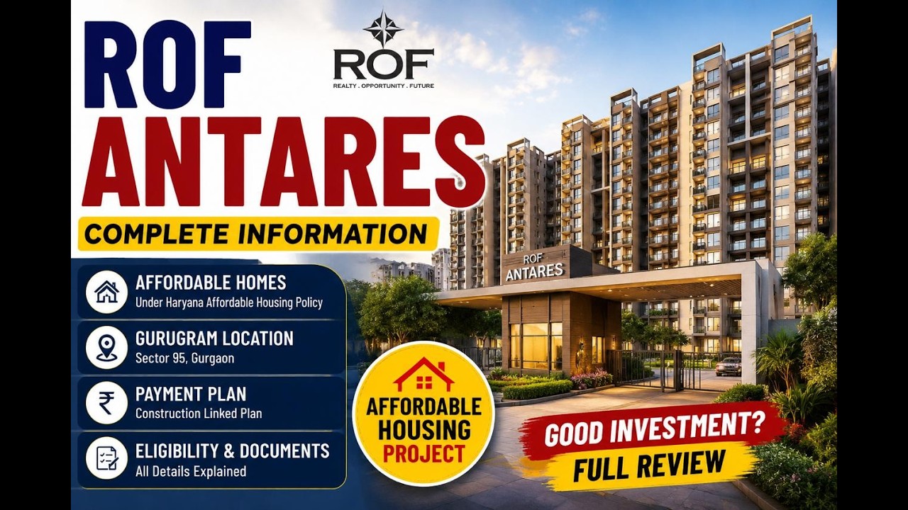 How to Fill ROF Affordable Housing Forms Online | ROF Antares Sohna Full Details