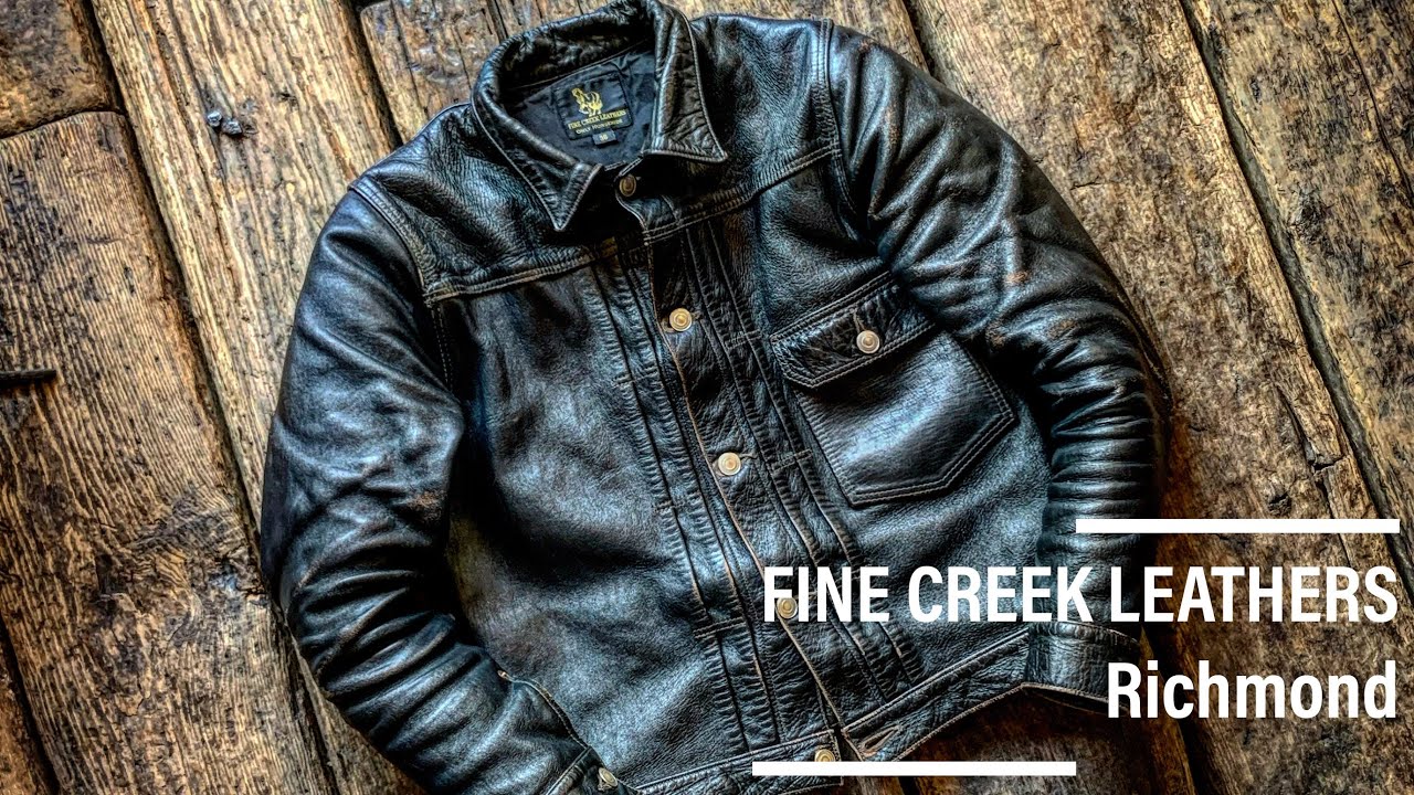 FINE CREEK LEATHERS Richmond 僕の大好きな革ジャン リッチモンドの経年変化など詳しくご紹介致します。
