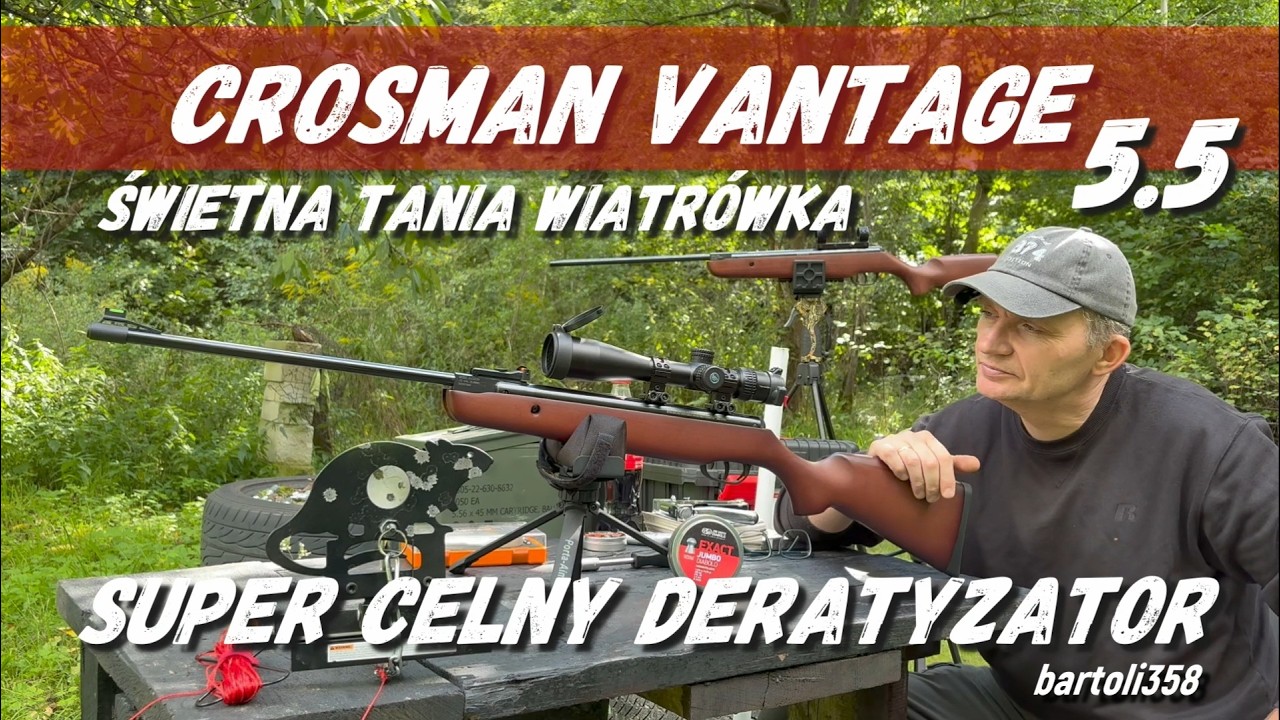Wiatr&oacute;wka Crosman Vantage 5.5mm Super celny deratyzator