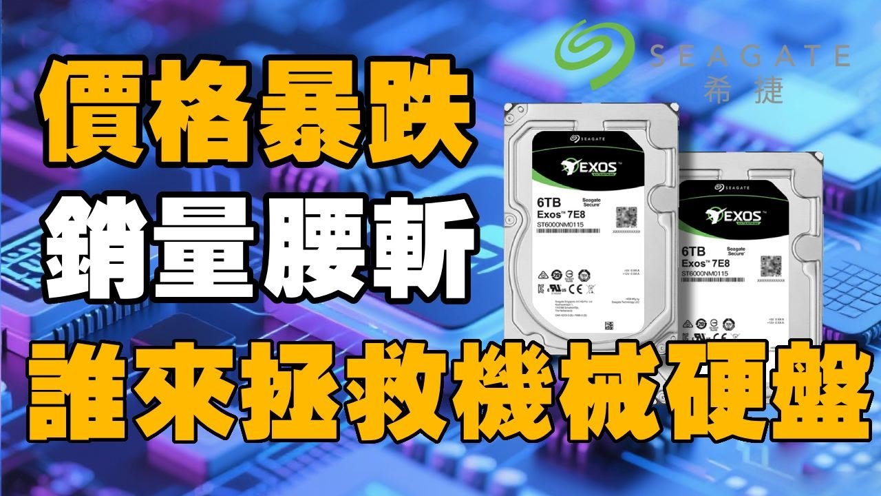 【十萬品牌故事】价格暴跌，销量腰斩，谁来拯救机械硬盘？（希捷） #硬盘 #固态硬盘 #电脑