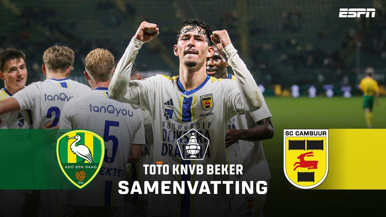 ⚽️☔️ DOELPUNTRIJK DUEL met SCHITTERENDE VRIJE TRAP! 😍 | Samenvatting ADO Den Haag - SC Cambuur