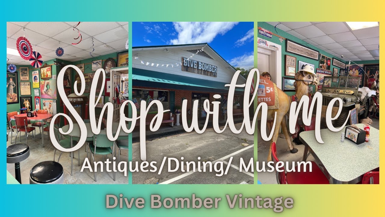 Shop with Me/ Vintage/ Junking/ World War 2 museum