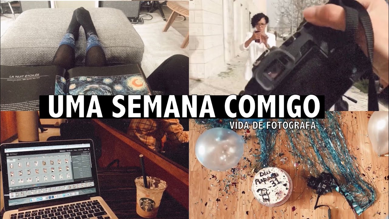 VLOG: UMA SEMANA COMIGO | VIDA DE FOTÓGRAFA