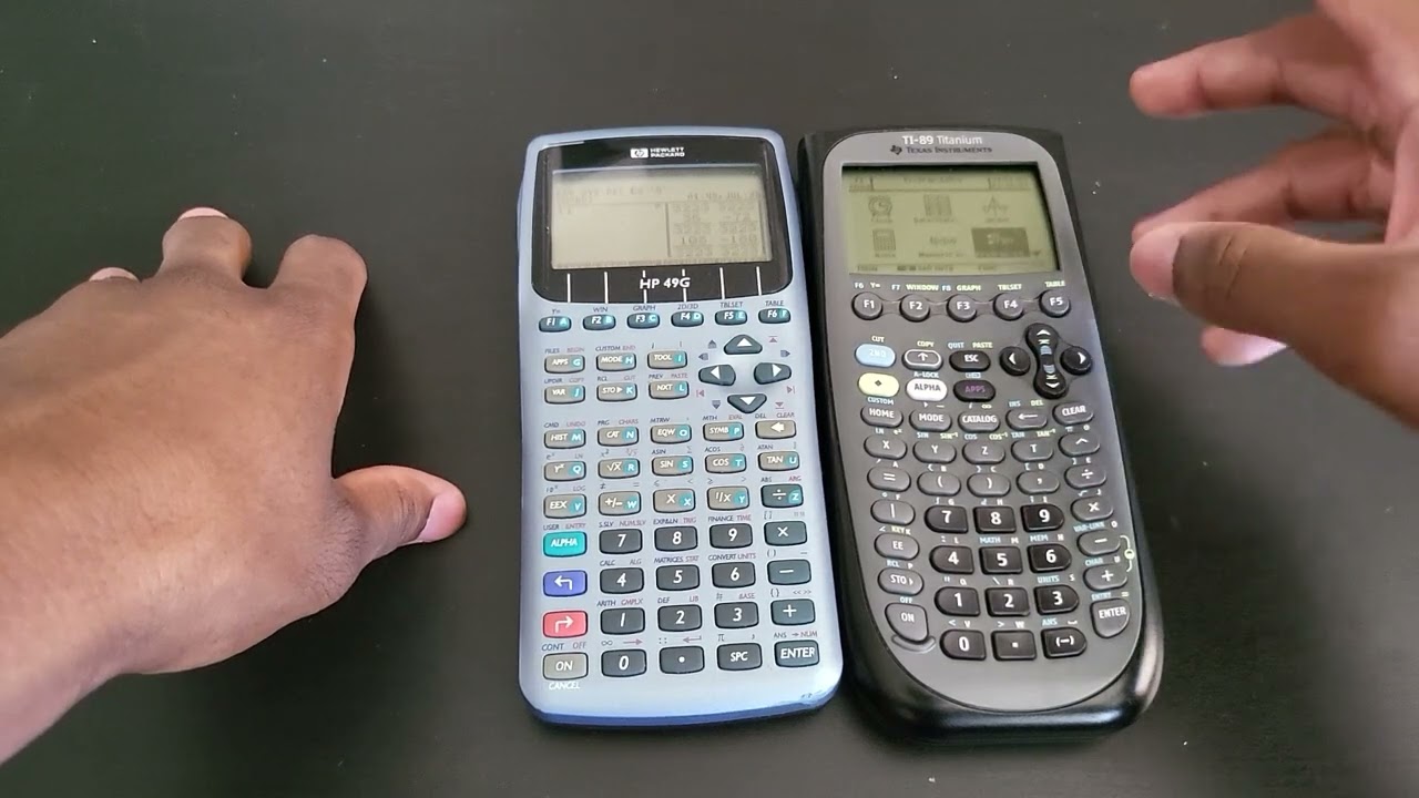 Late 90s Technology! HP 49G vs Ti 89 Titanium (Part 1)