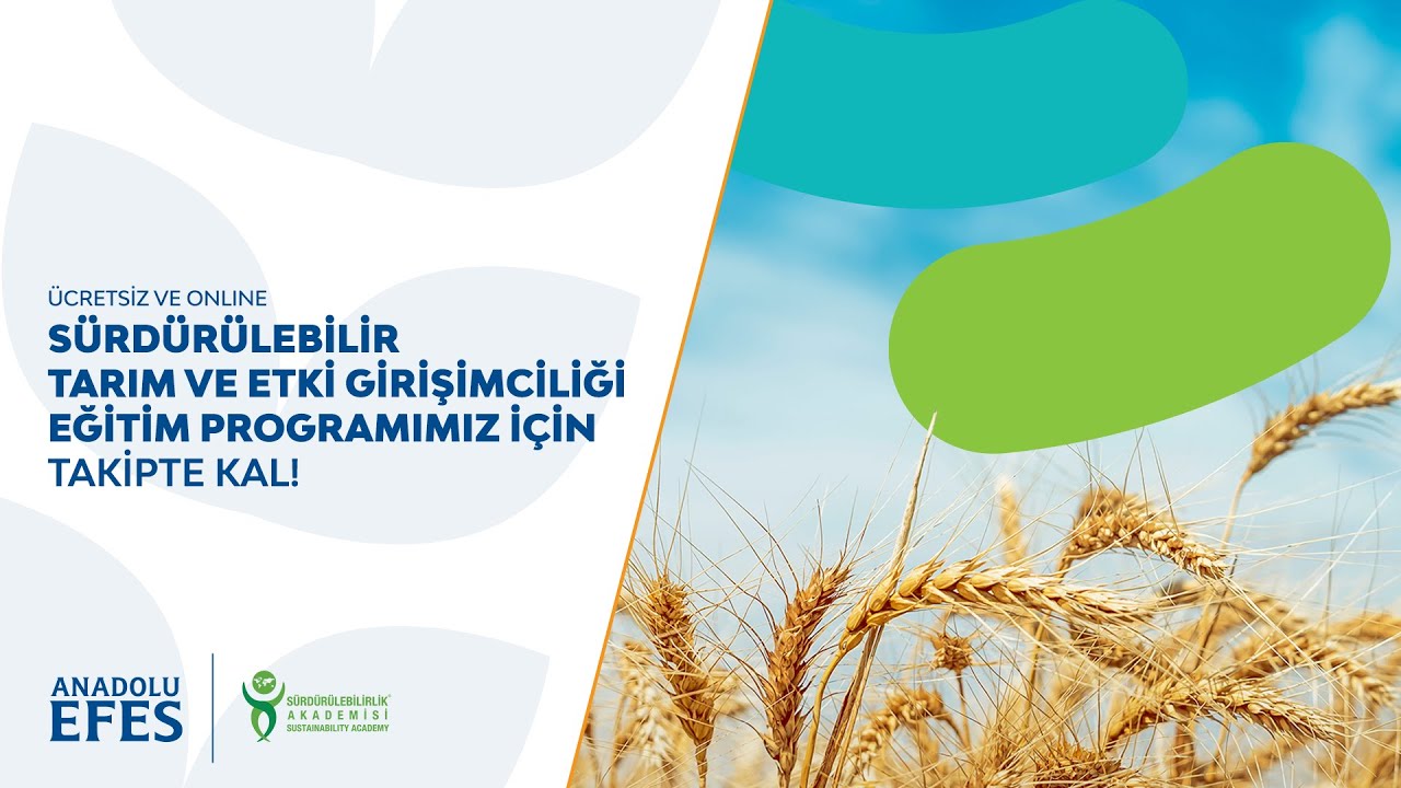 &Uuml;cretsiz ve Online S&uuml;rd&uuml;r&uuml;lebilir Tarım ve Etki Girişimciliği Eğitim Programımız İ&ccedil;in Takipte Kal!