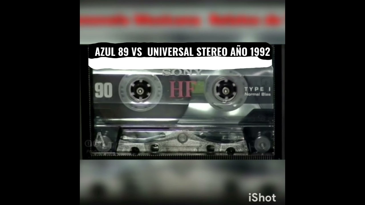 AZUL 89  Y UNIVERSAL STEREO CD DE MÉXICO AÑO 1992
