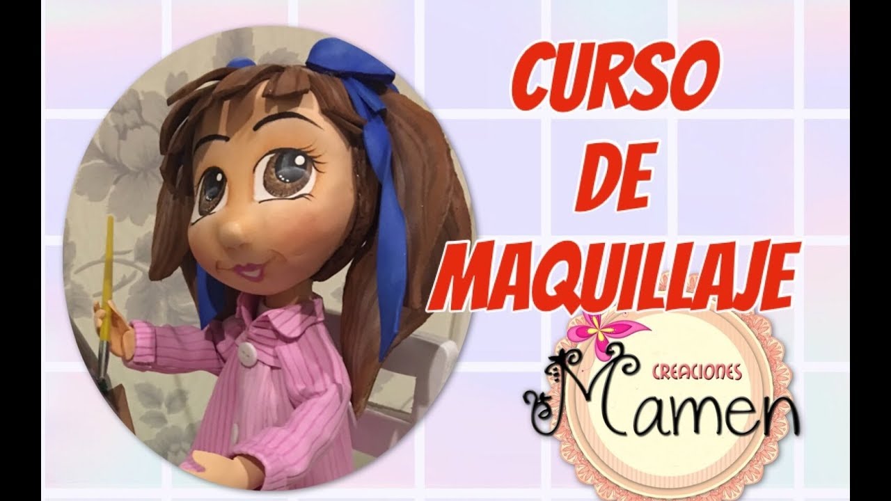 Como hacer el maquillaje a una fofucha Creaciones Mamen