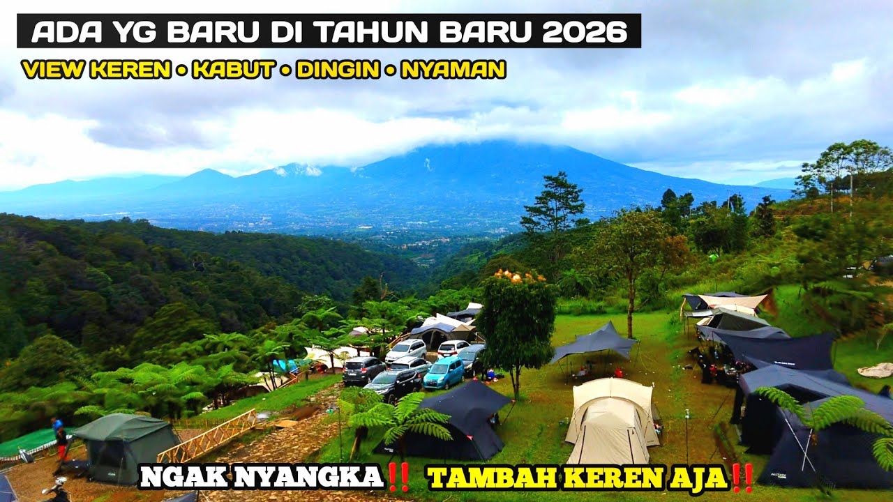 DISINI BIKIN BETAH‼️CAMPING KELUARGA MENYAMBUT TAHUN BARU ‼️ ELMANDE CAMP ‼️ EL MANDE CAMPING GROUND