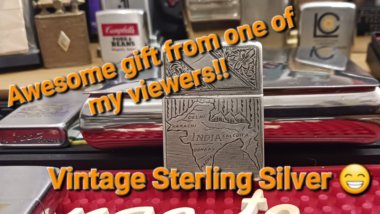 Gift of a Vintage Custom Sterling Silver Zippo!!