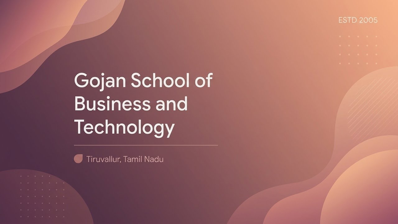 Gojan School of Business and Technology - GSBT