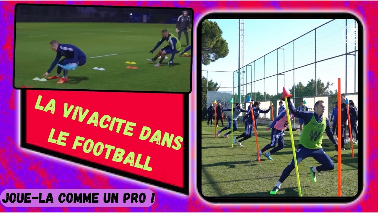 Exercices de vivacité sous forme relais au football