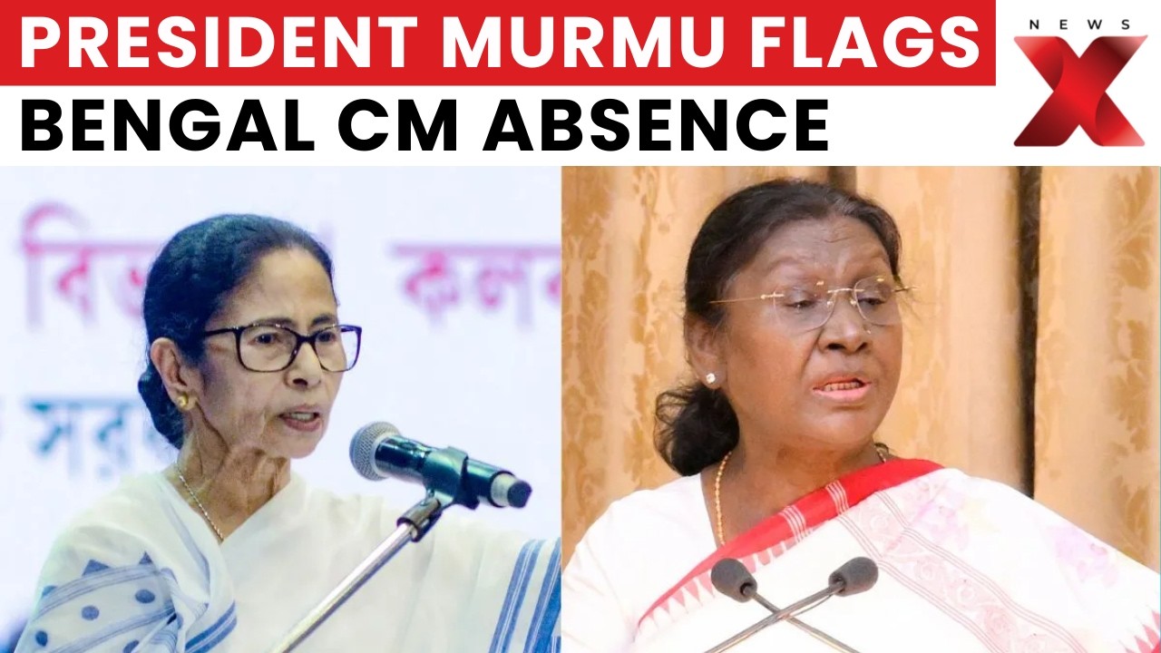 President Murmu Flags Mamata’s Absence, Says She Might Be Angry With Him | NewsX