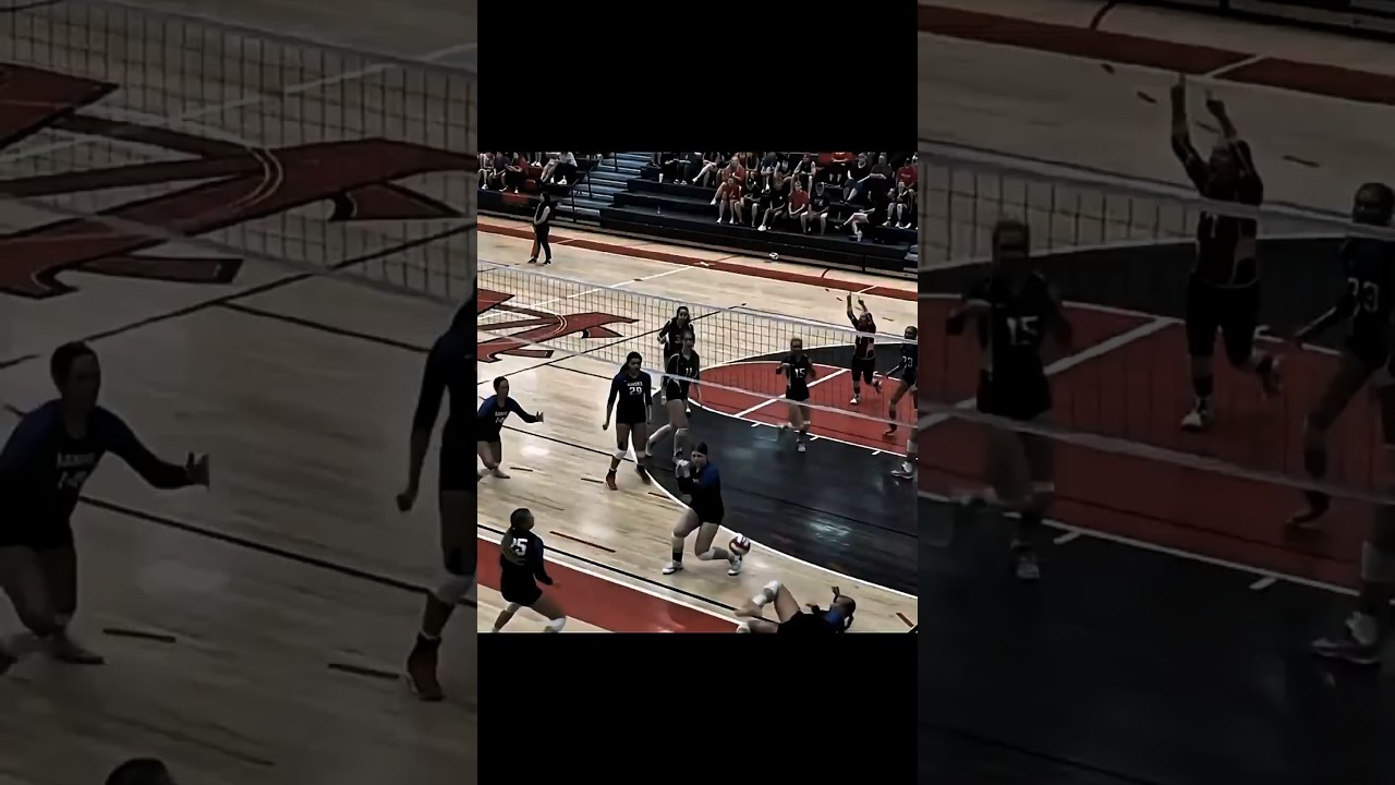 Crazy save by foot 🦶 [Subscribe] #volley #volleyball