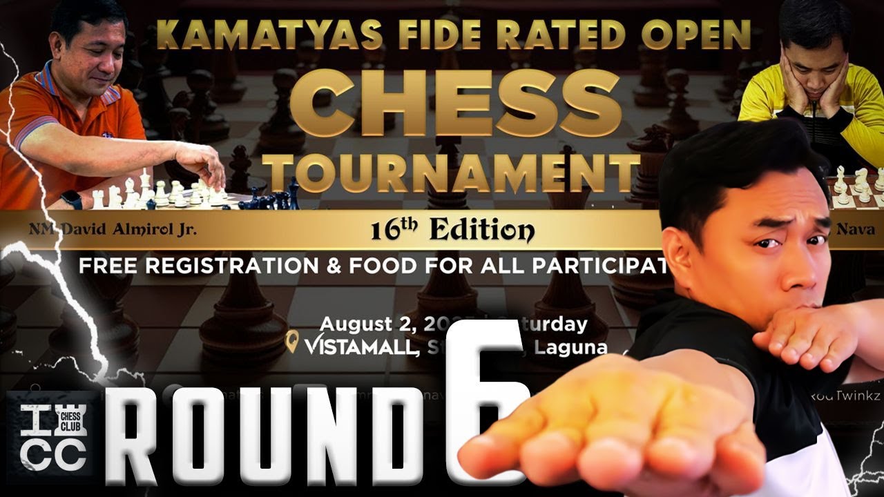 MABIGATAN Na Ang Mga Laban! | Round 6 Kamatyas FIDE Rated Rapid 2025 16th Edition