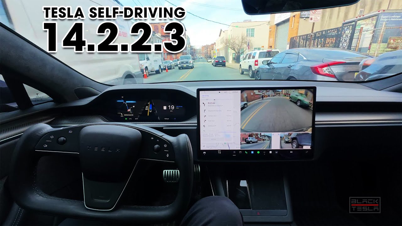 Tesla Self-Driving 14.2.2.3 - First Impressions