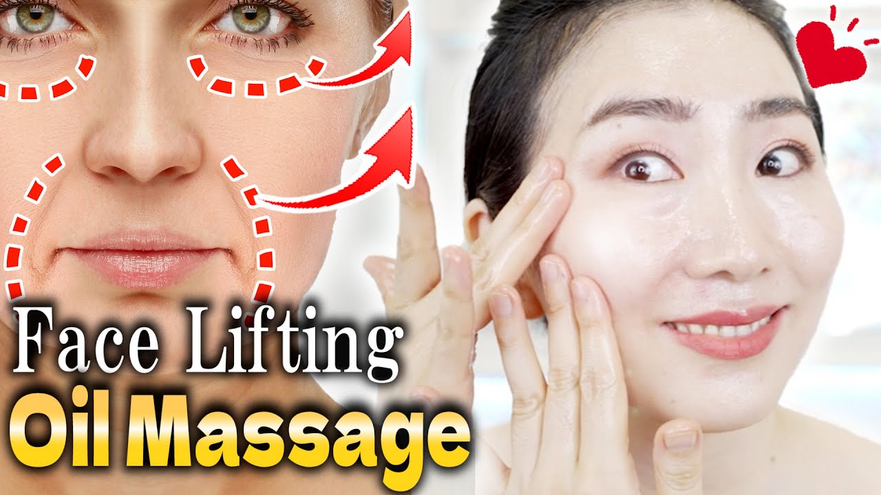 Face Lifting Oil Massage That Changes your Skin Fundamentally: Remove Eye Bags and Nasolabial Folds