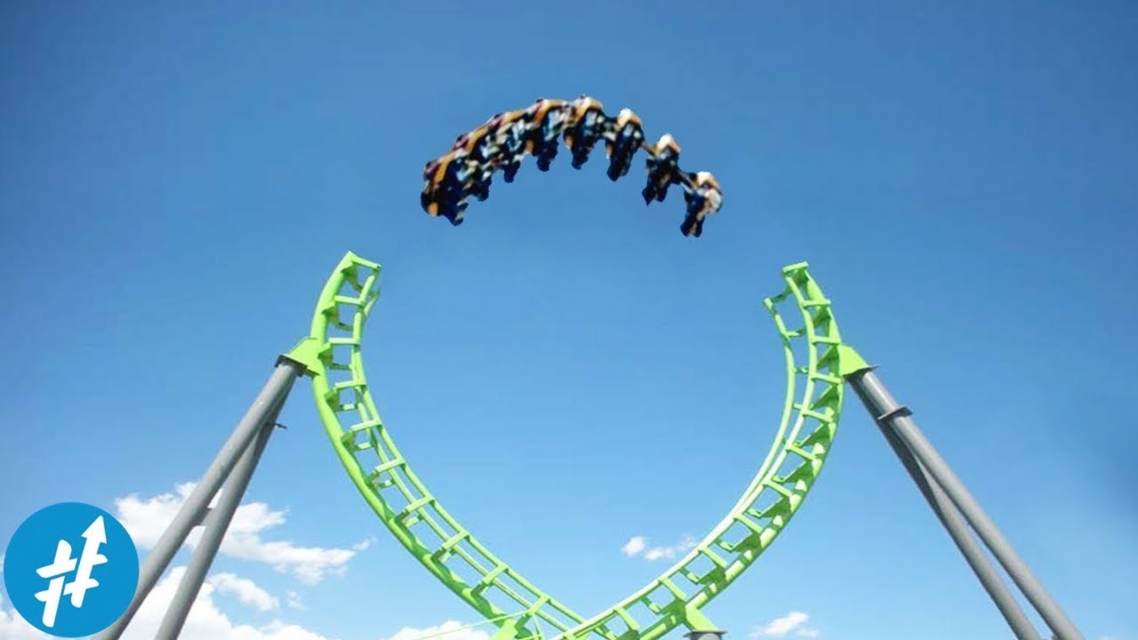 Jalur TERPUTUS? 9 Roller Coaster Super EKSTRIM Dan Menakutkan