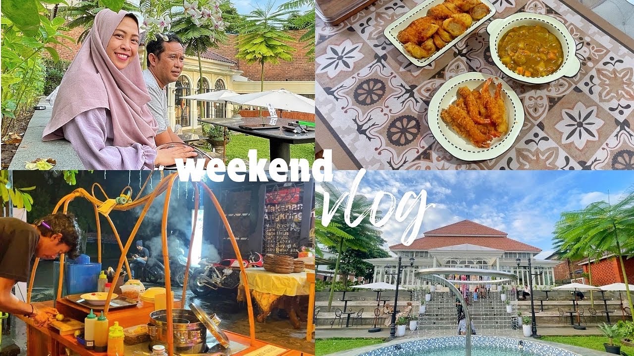 #weekendvlog RUTINITAS WEEKEND IRT PRODUKTIF/KULINERAN BARENG PAK SUAMI/ANGKRINGAN DAN OASE AT ATRIA