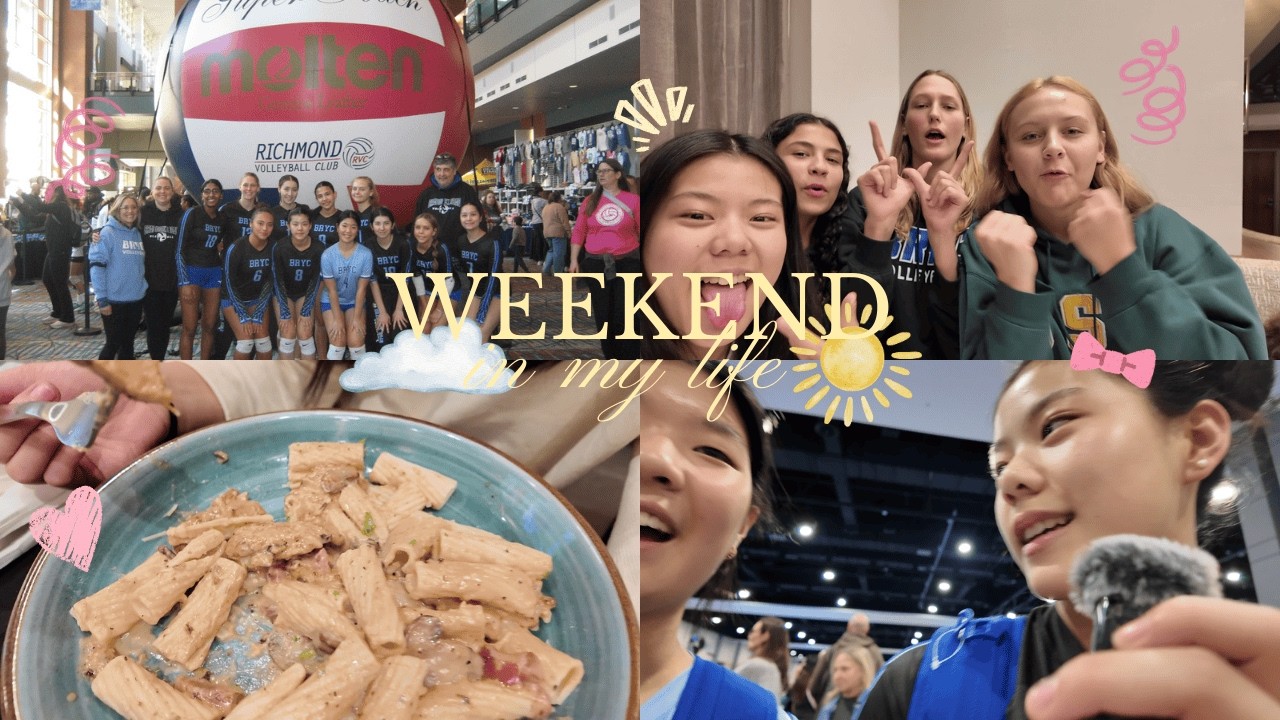 WEEKEND IN MY LIFE || volleyball tournament edition