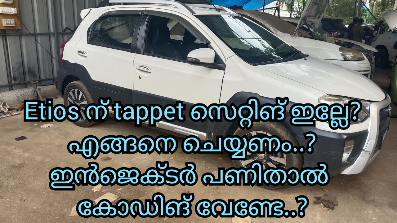 How to adjust tappet Clearence and how to code injector of etios diesel in a right way.