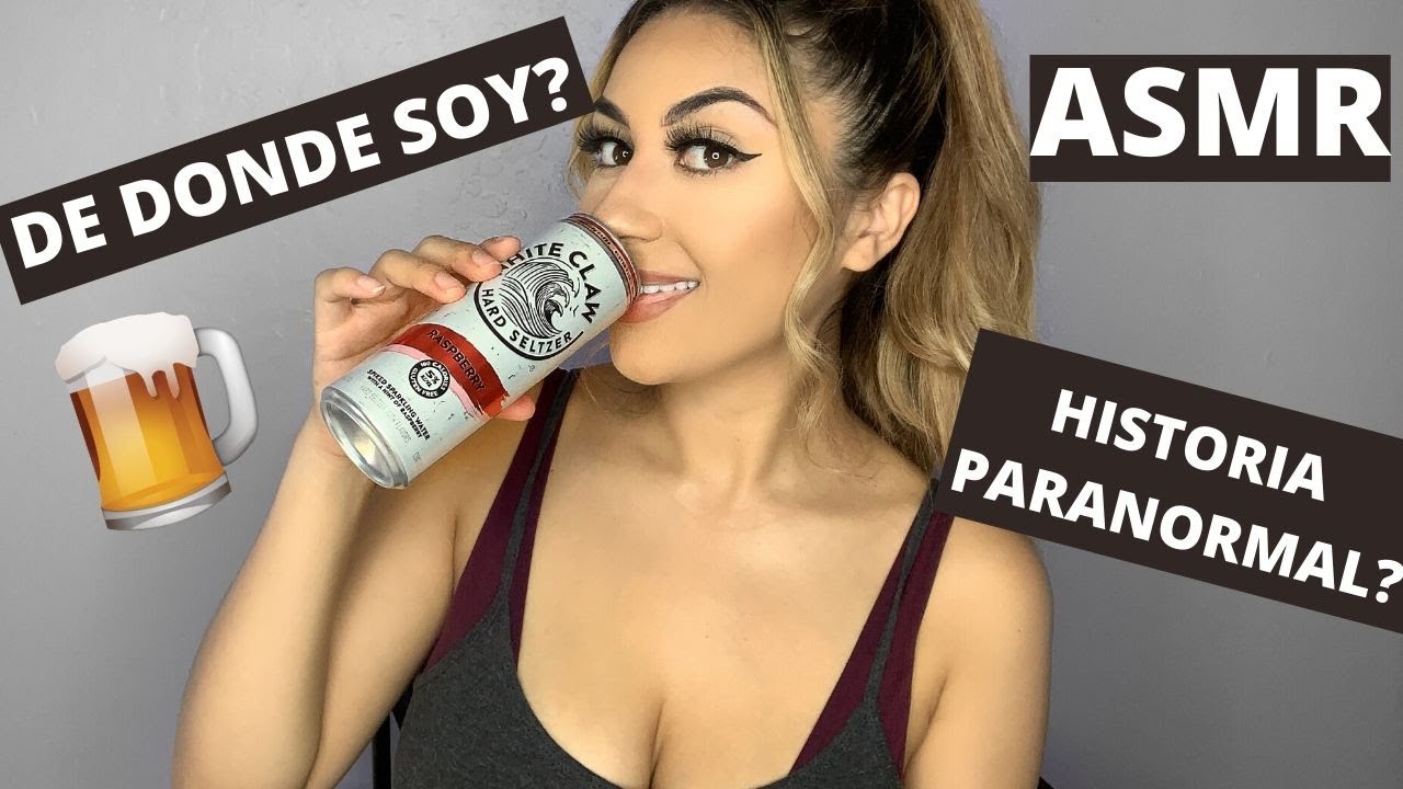 ASMR Español | RESPONDIENDO PREGUNTAS MIENTRAS TOMO! 🍺